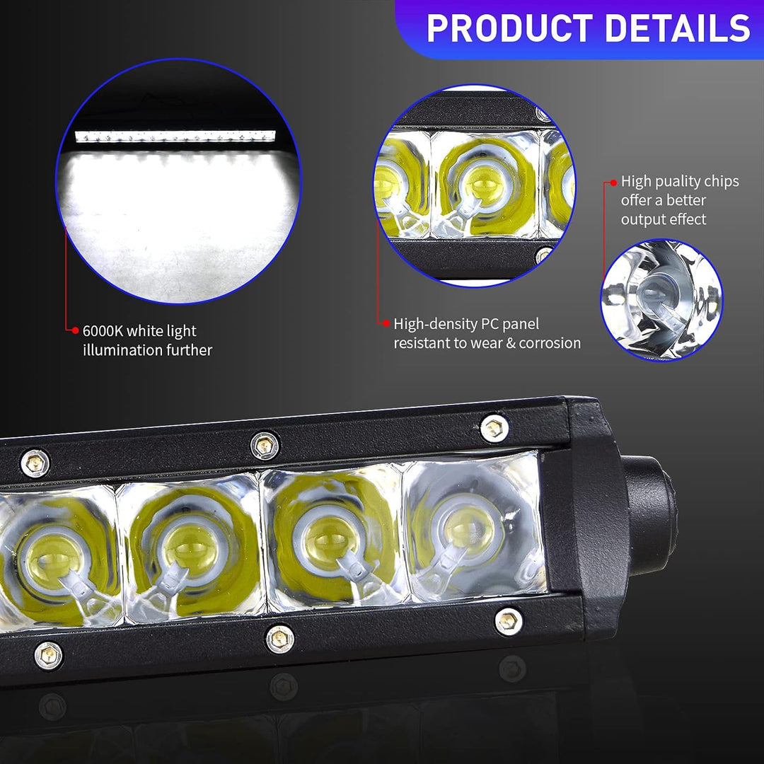 Willpower 25 Zoll 63cm 120W LED Arbeitsscheinwerfer Bar Enzelne Reihe LED Scheinwerfer 12V 24V Wasse