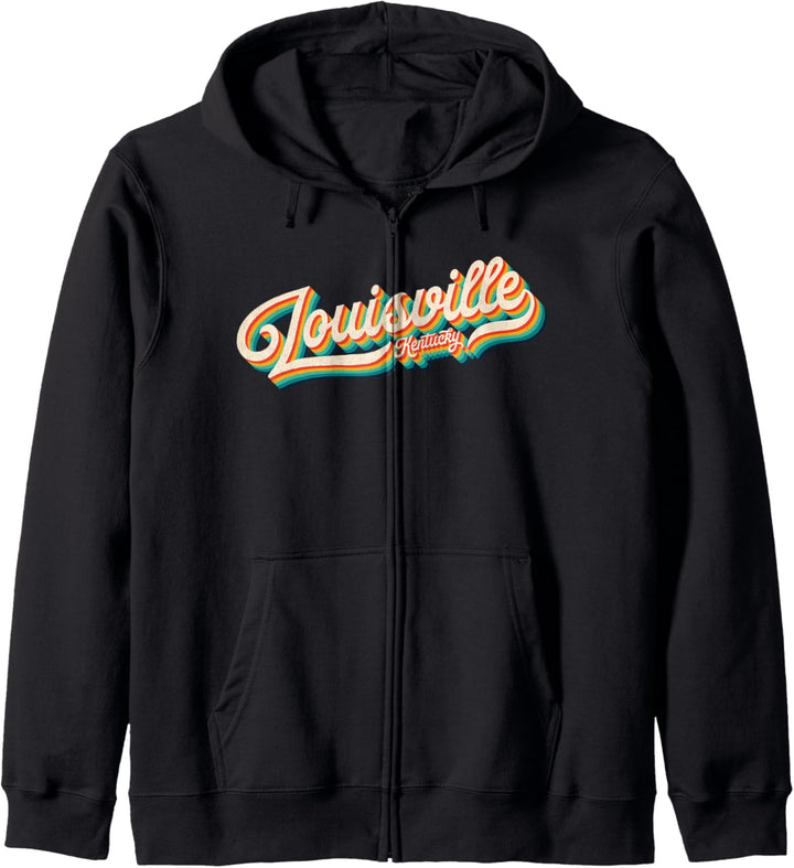 70s Vintage Retro Louisville Kentucky Throwback Gift Kapuzenjacke