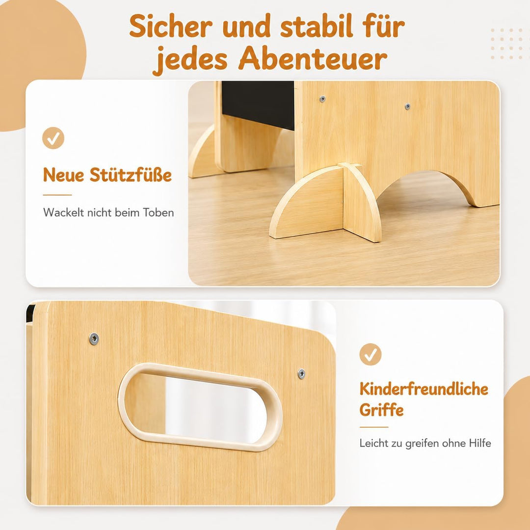 Olvy Montessori Lernturm | Learning Tower Holz für Kinder ab 1 Jahr 4-in-1 Learning Tower, 4-in-1 Le