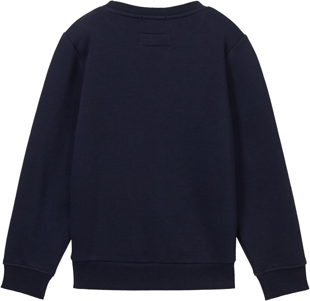 TOM TAILOR Mädchen Sweatshirt mit Pferde-Print 92-98 10668 - Sky Captain Blue, 92-98 10668 - Sky Cap