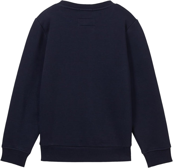 TOM TAILOR Mädchen Sweatshirt mit Pferde-Print 92-98 10668 - Sky Captain Blue, 92-98 10668 - Sky Cap