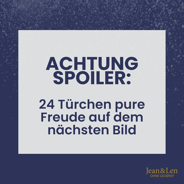 Jean & Len Adventskalender 2025, weihnachtliche 3D DIY-Szenerie, inklusive zwei Rosemary & Ginger De