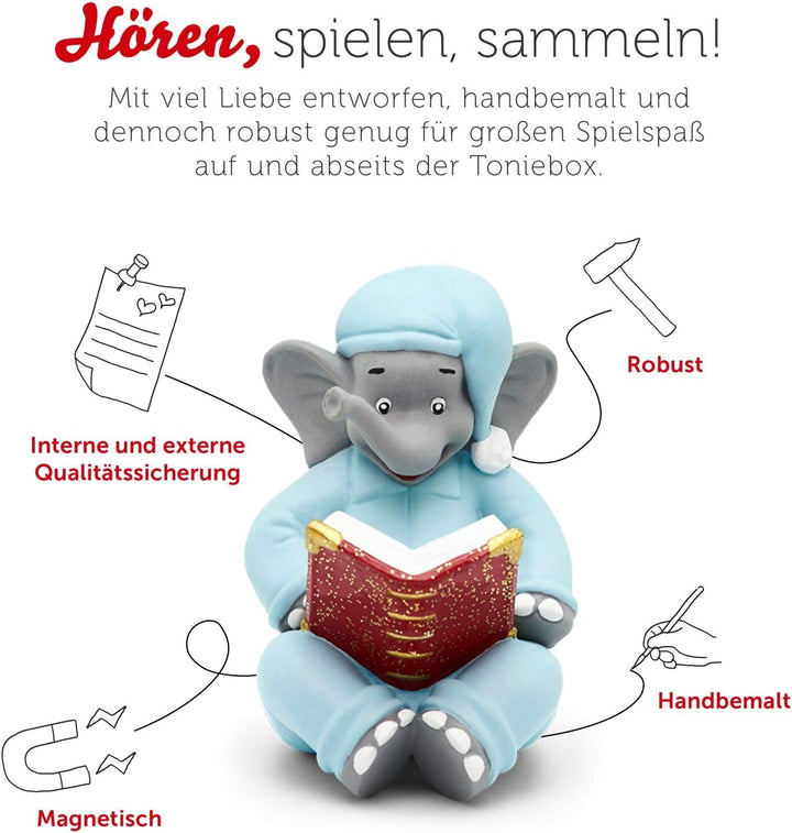 tonies Hörfiguren für Toniebox, Benjamin Blümchen – Die Märchennacht im Zoo, Hörspiel mit Gute-Nacht