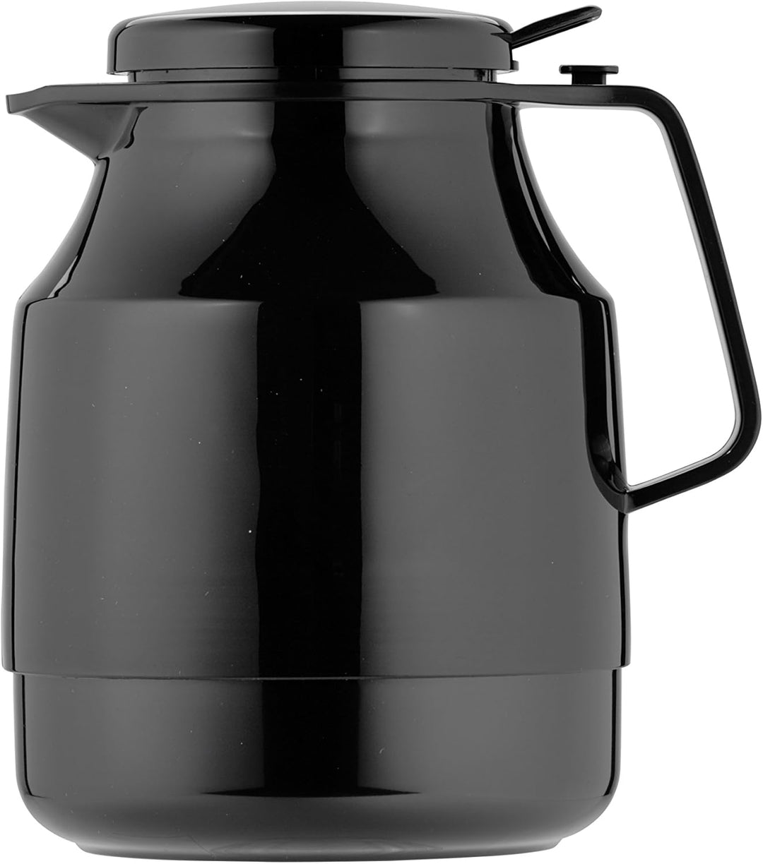 Helios Tea Boy Push Vakuum Krug schwarz 1,3 Liter Schwarz 1.3 Litre, Schwarz 1.3 Litre