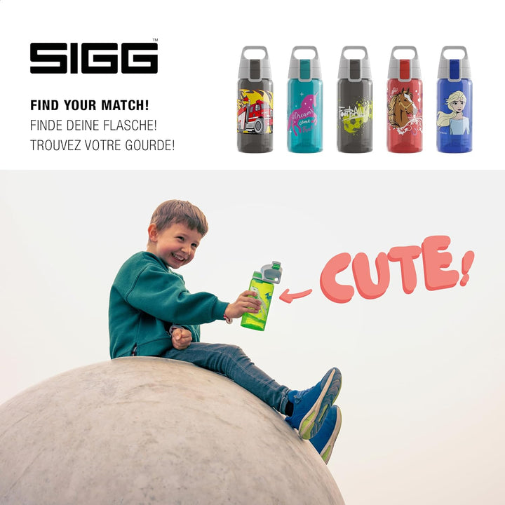 SIGG - Trinkflasche Kinder - Viva One - Kohlensäure Geeignet - Auslaufsicher - Spülmaschinenfest - B
