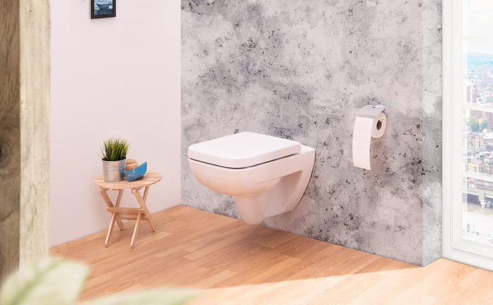 Calmwaters® Antibakterieller WC Sitz für Keramag Renova Nr. 1 Plan 202150 & 202160, Toilettensitz mi