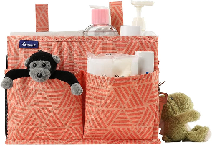 Surblue Bedside Caddy Hängebett Organizer Aufbewahrungstasche Tasche für Etagen-und Krankenhausbette
