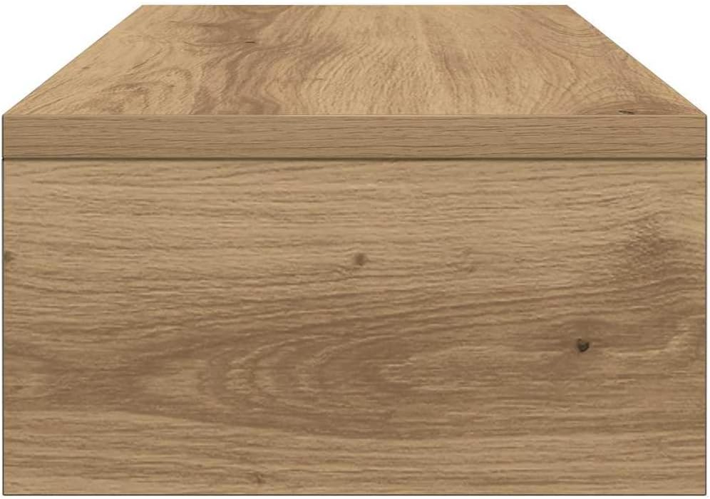 vidaXL Monitorständer Artisan-Eiche 42x24x13 cm Holzwerkstoff, Bildschirmständer, Monitorerhöhung, L