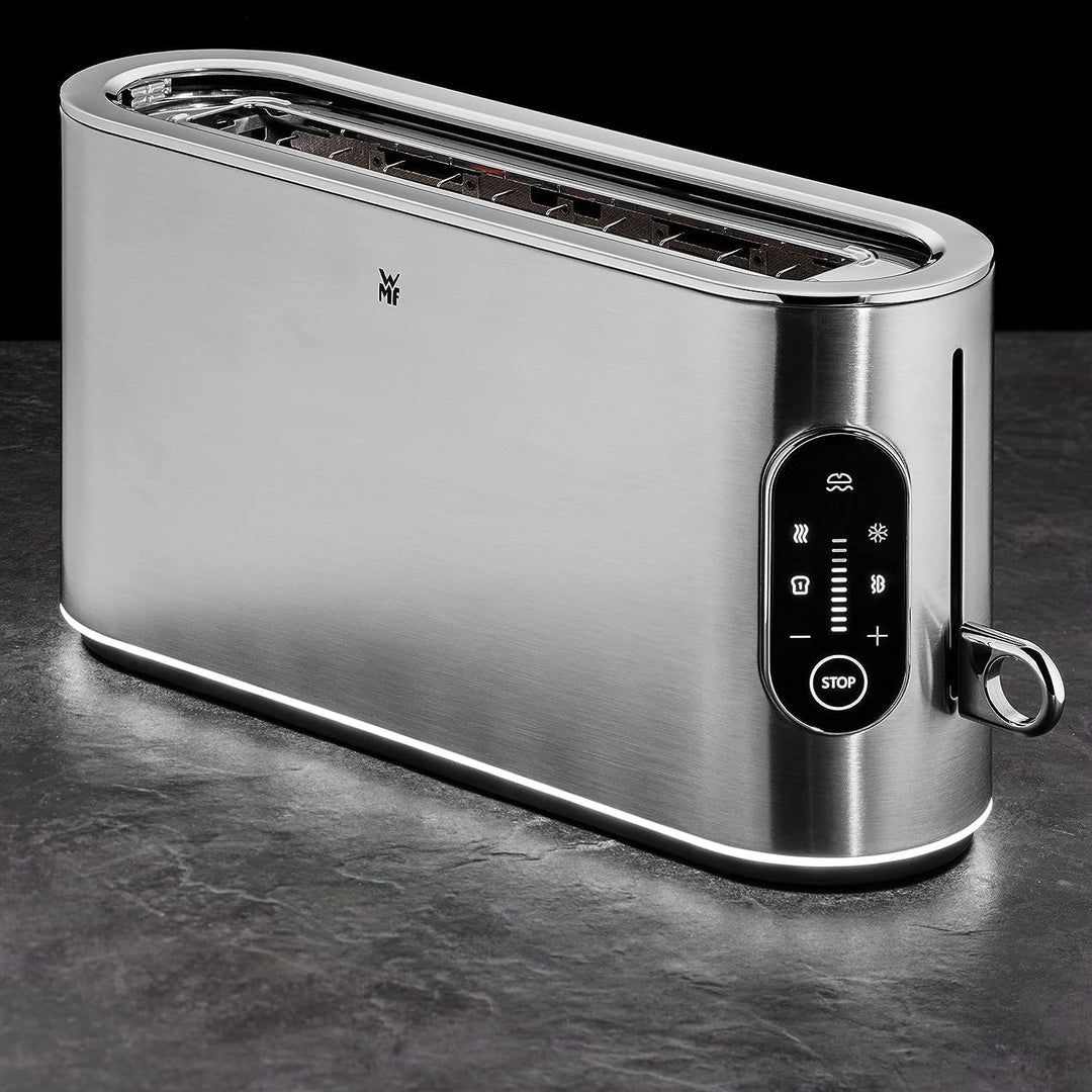 WMF Lumero Toaster Langschlitz mit Brötchenaufsatz, 2 Scheiben, XXL, Einseitiges Toasten, 1-Scheiben