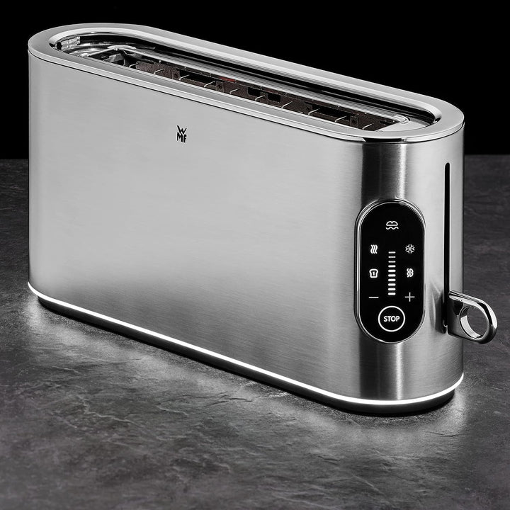 WMF Lumero Toaster Langschlitz mit Brötchenaufsatz, 2 Scheiben, XXL, Einseitiges Toasten, 1-Scheiben