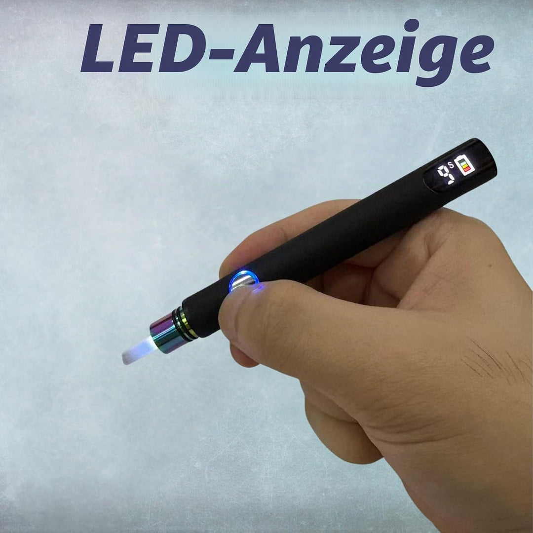 Mr.Bald Ceramic Hot Knife with LED light, 510 Thread Dab Tool Cut Wax Accessory with display battery