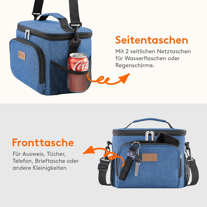 Lifewit Isolierte Kühltasche, Wiederverwendbare Lunchtasche, Tragbare Kühlbox, weiche Tragetasche, a