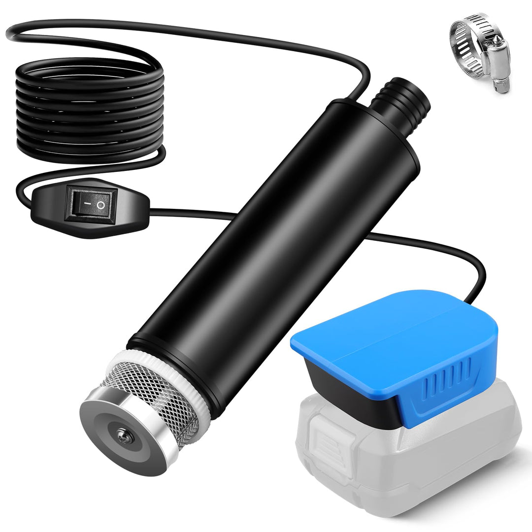 Tauchpumpe für Bosch Akku PBA 18V Schmutzwasserpumpe Wasserpumpe Flachwasserpumpe Saugpumpe Absaugpu