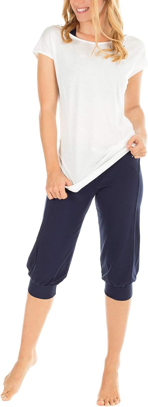 Winshape Damen 3/4-Trainingshose WBE5 „Shape up“ ¾-Trainingshose WBE5, Winshape All-Fit Style M Nigh