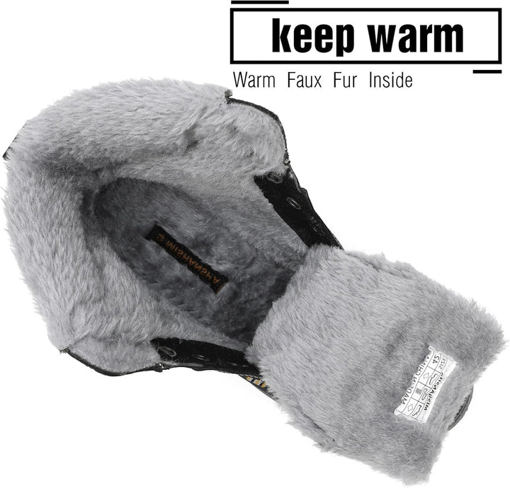 Mishansha Winterschuhe Herren Warme Gefütterte Winterstiefel Damen Wasserdicht Winter Boots 42 EU Br