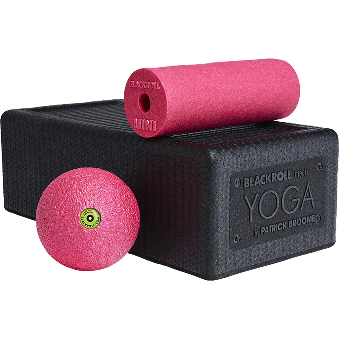 BLACKROLL R Yoga Block Set by PATR Schwarz/Pink Einheitsgrösse, Schwarz/Pink Einheitsgrösse