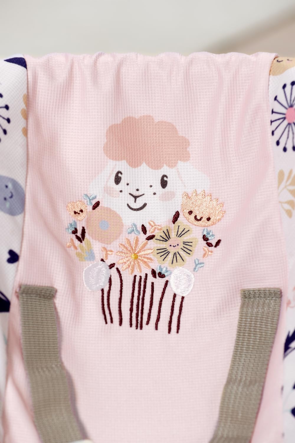 BABY born Babyschale für Puppen der Grösse 36 cm & 43 cm - Mit Blumenmotiv, schwenkbaren Tragegriff