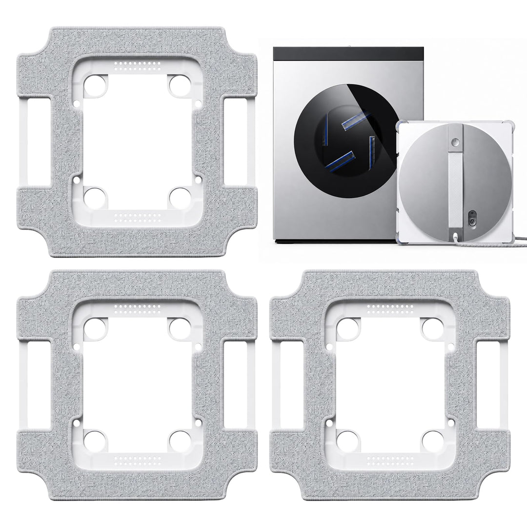 Reinigungspad-Halterung für Ecovacs Winbot W3 Omni Fensterputzroboter, 3er | Einfache Werkzeuglose M
