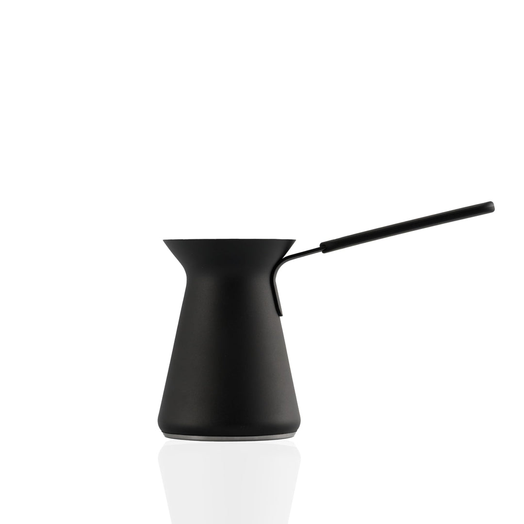 OTTO: Moderne türkische Kaffeekanne 550 ml, Edelstahl - BLACK - Funktioniert bei allen Herdarten Sch