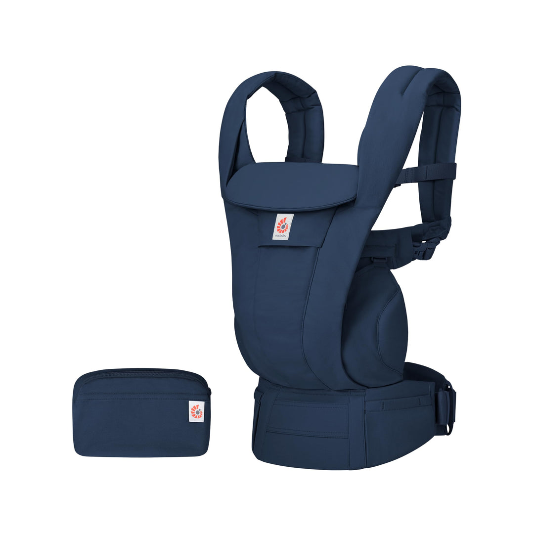Ergobaby Omni Deluxe All-in-One Babytrage für Neugeborene ab Geburt bis 20kg, Ergonomische 4-Positio