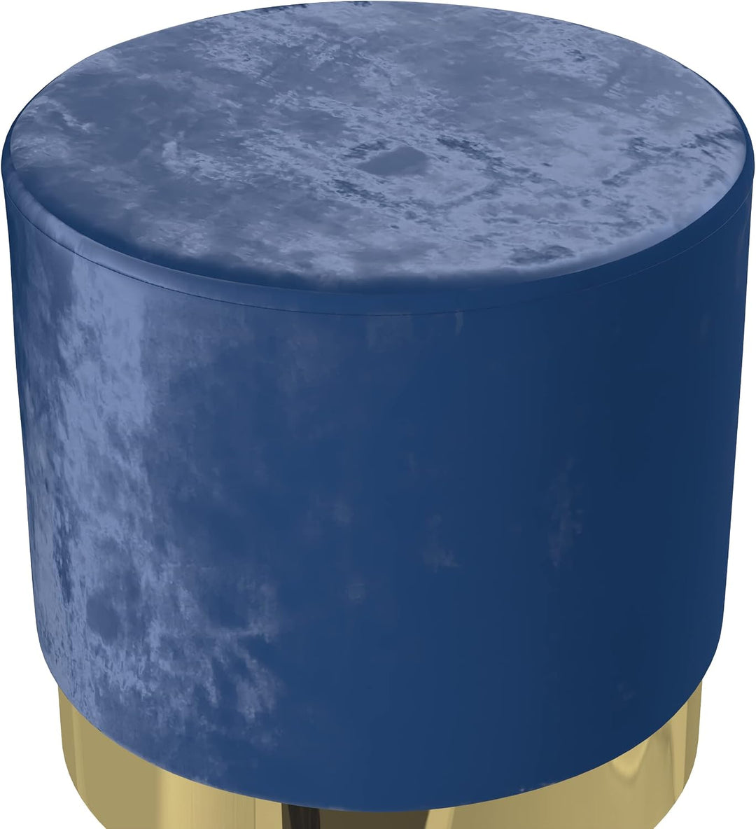 Amour Gold Hocker (blau), Blau