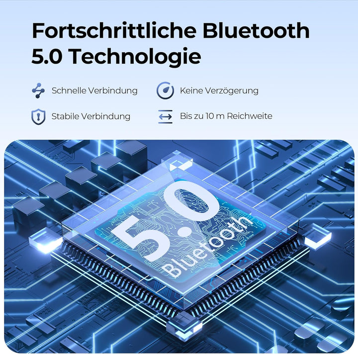 ATUMTEK Bluetooth-Fernauslöser, Design in Carbonfaser, Wiederaufladbare Kamera-Fernbedienung für iOS