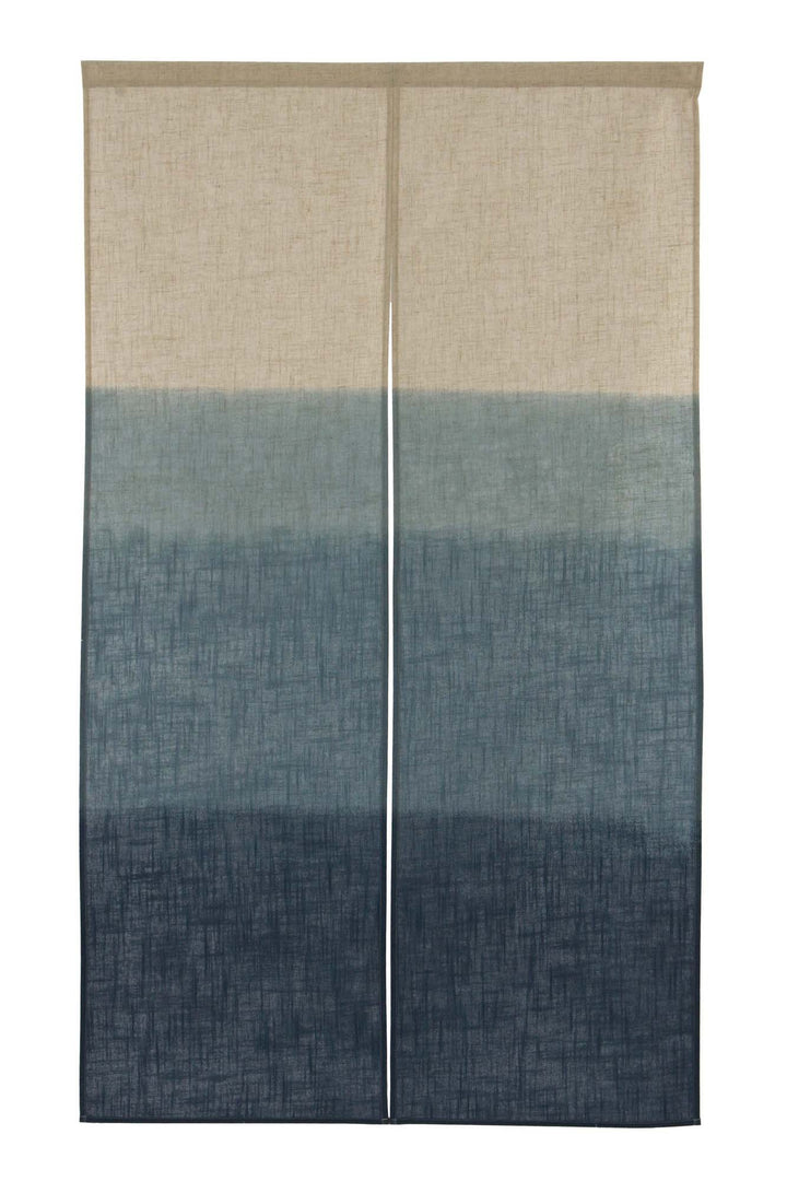 Noren Vorhang, Wandteppich, Blau, Grösse: 85 x 150 cm