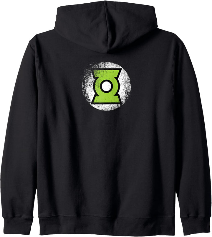 Green Lantern Destroyed Logo Kapuzenjacke