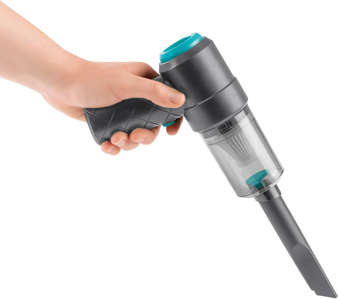 CLEANmaxx Akku-Handstaubsauger im 6-TLG. Set | Kabbelloser & Beutelloser Handsauger | Mit Saug- & Ge