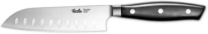 Fissler PROFI Santoku Messer 130mm - Hochwertig, Klinge 13cm, Spezialklingen-Edelstahl geschmiedet -