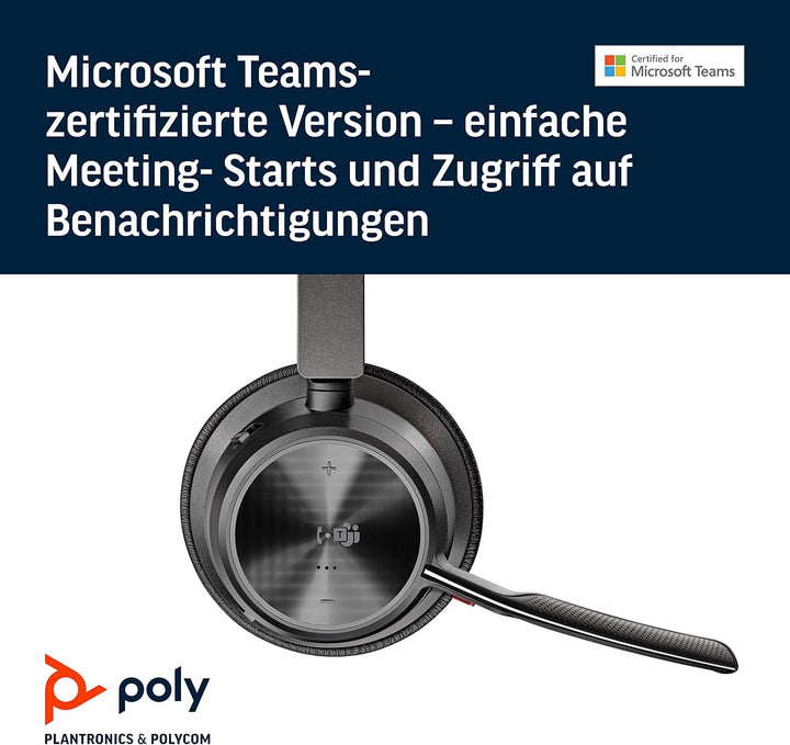 Poly Voyager Focus 2 UC USB-A Headset für Microsoft Teams - B-Ware Alte Version, Alte Version