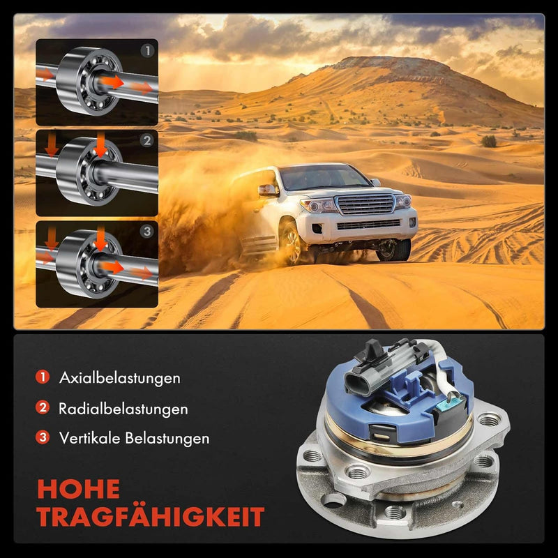 Frankberg 2x Radnabe Radlagersatz Vorne Kompatibel mit Astra G F07 F67 F69 F70 T98 Astra G Caravan T