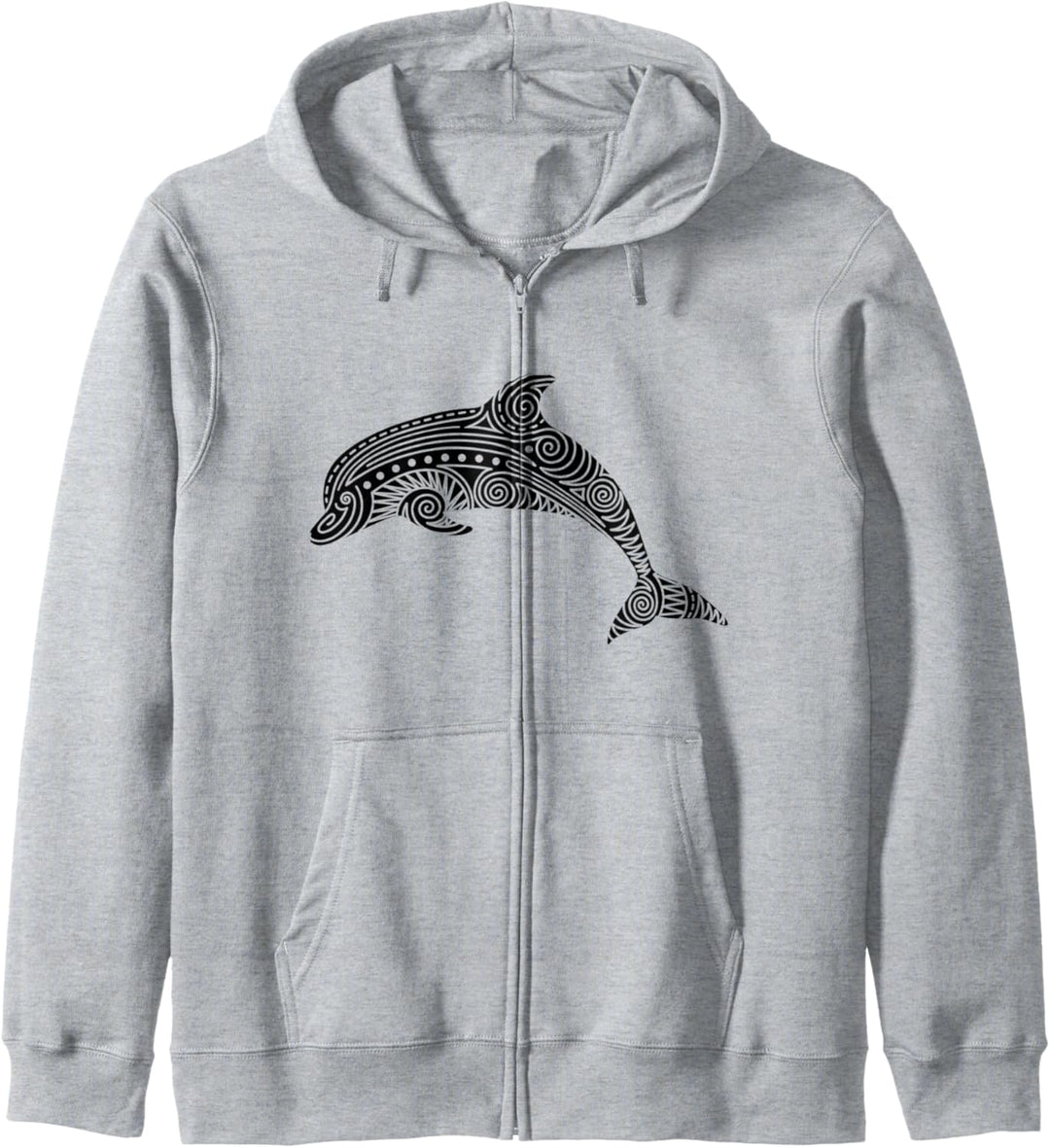 Tribal Delfin Summer Strand Polynesisches Maori Delphin Kapuzenjacke