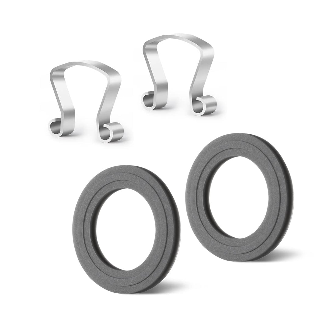 AIEVE 2 Stk. Messer Fix Clips und Dichtungsringe Set kompatibel mit Lidl Monsieur Cuisine Connect, C