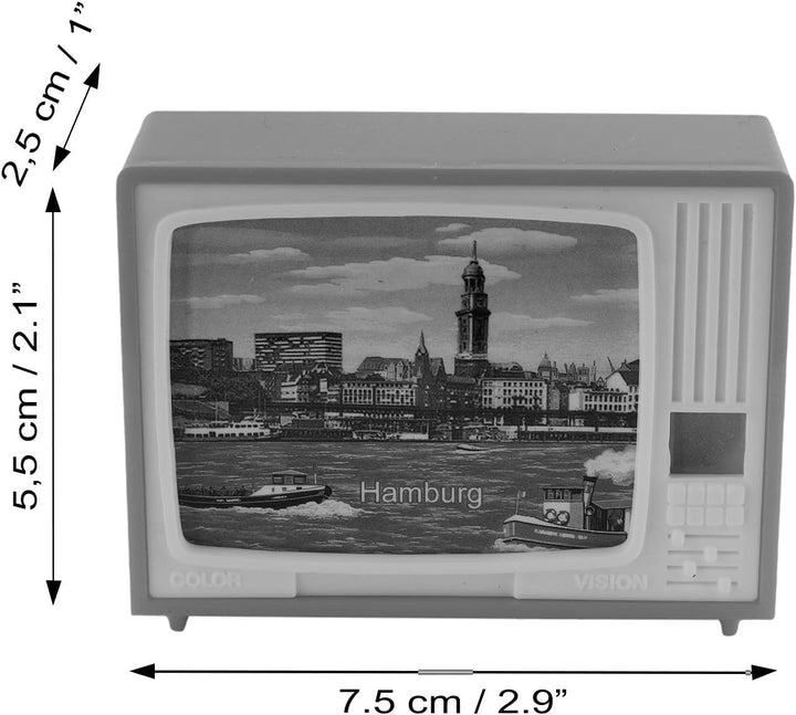 Freak Scene Gucki - klick-Fernseher - Hamburger Sehenswürdigkeiten - Hamburg - blau, Blau