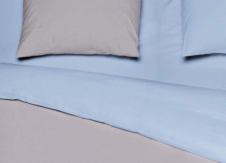 MISTRAL HOME Uni Einfarbig Wende Bettwäsche Edel Perkal 100% Ägyptische Baumwolle, Farbe:Dark Grey-S