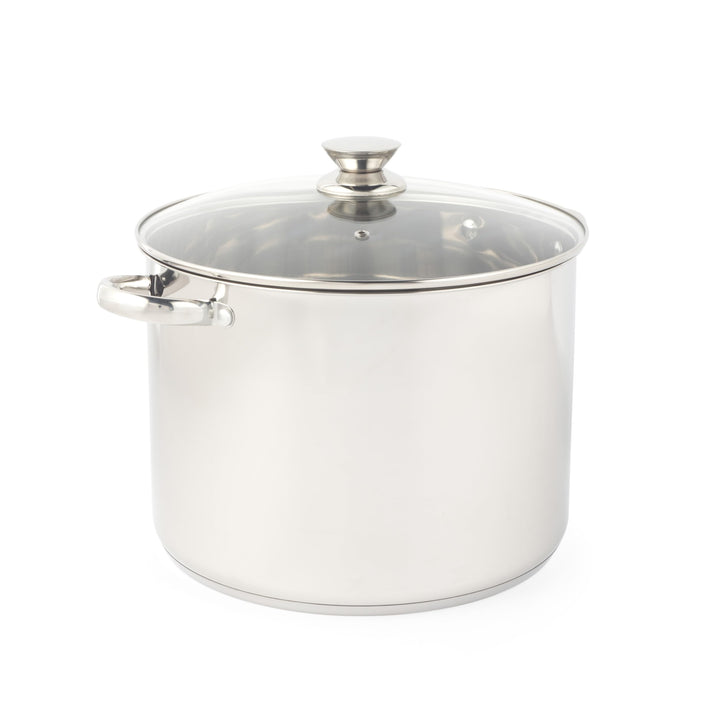 Russell Hobbs Classic Collection 30 cm Suppentopf – Kochtopf aus Edelstahl, Deckel aus gehärtetem Gl