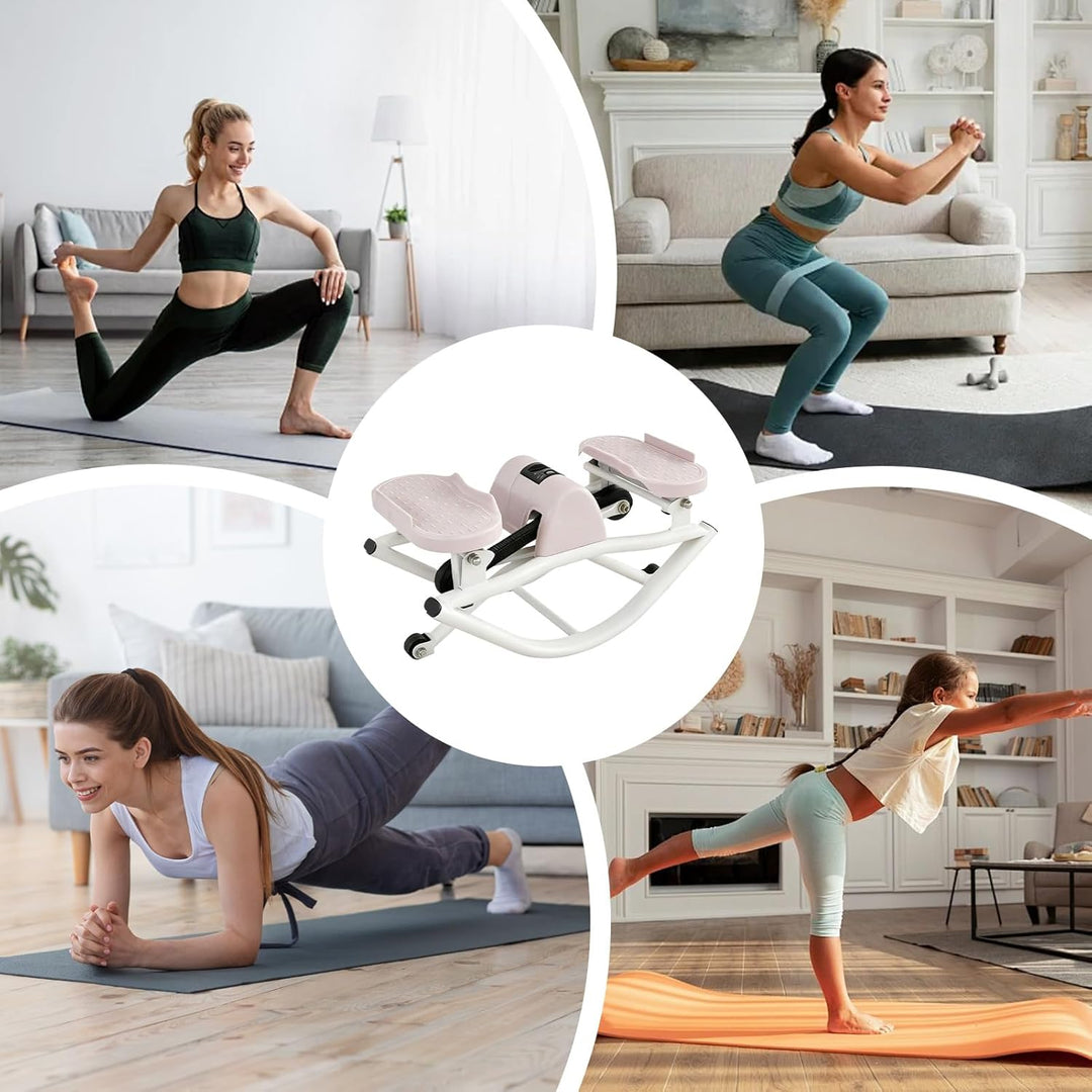 Rock Stepper Seitwärts-Bewegung, Effektiv Tragbar Kompakt Seitlich Rumpftrainer, Bauch- und Beintrai