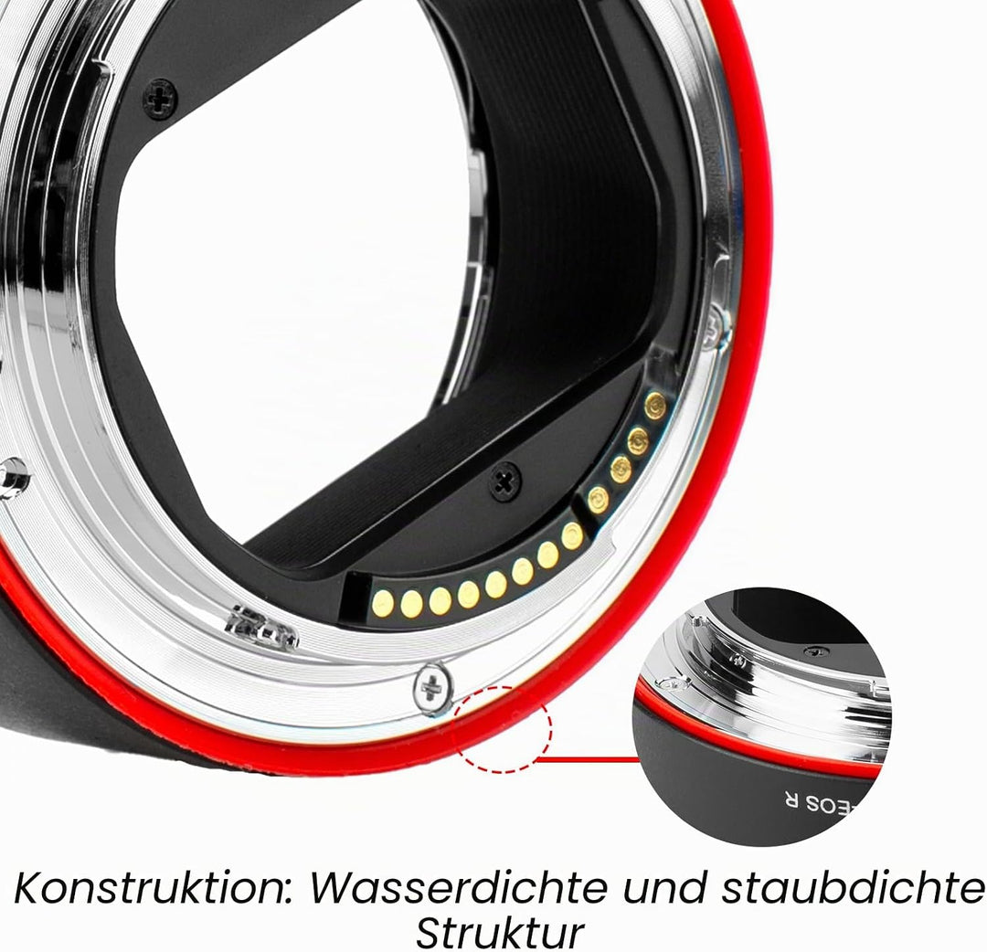 Meike Metall-Objektivadapter EF-EOSR Autofokus Mount Konverter für Canon EF/EF-S Objektiv auf EOS-R