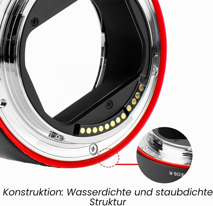 Meike Metall-Objektivadapter EF-EOSR Autofokus Mount Konverter für Canon EF/EF-S Objektiv auf EOS-R