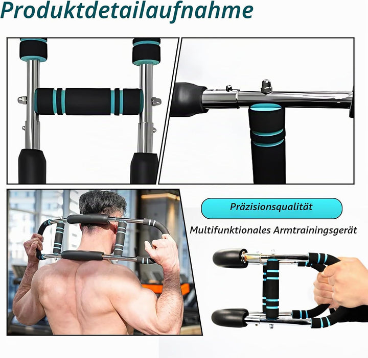 Haokelai Twister Armtrainer, U-förmiger Twister-Armtrainer, Verstellbarer Brust-Expander, Oberschenk