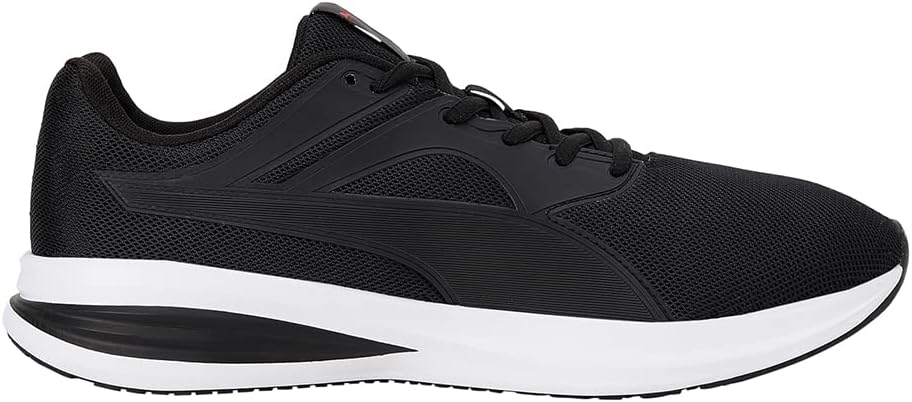 PUMA Unisex Transport Laufschuh 45 EU Puma Black High Risk Red, 45 EU Puma Black High Risk Red