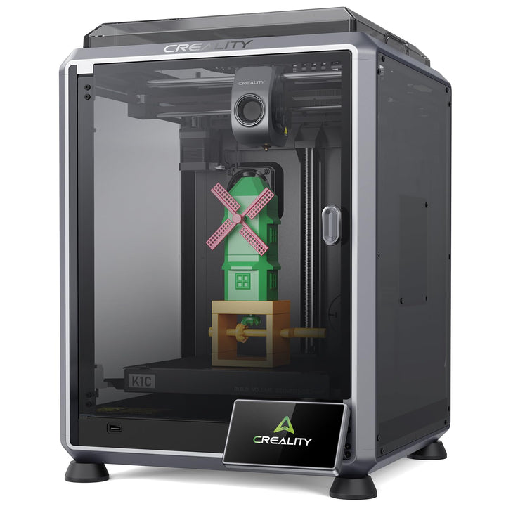 Creality K1C 3D Drucker, 600mm/s schnelle Druckgeschwindigkeit, Auto Nivellierung 3D Printer mit AI-