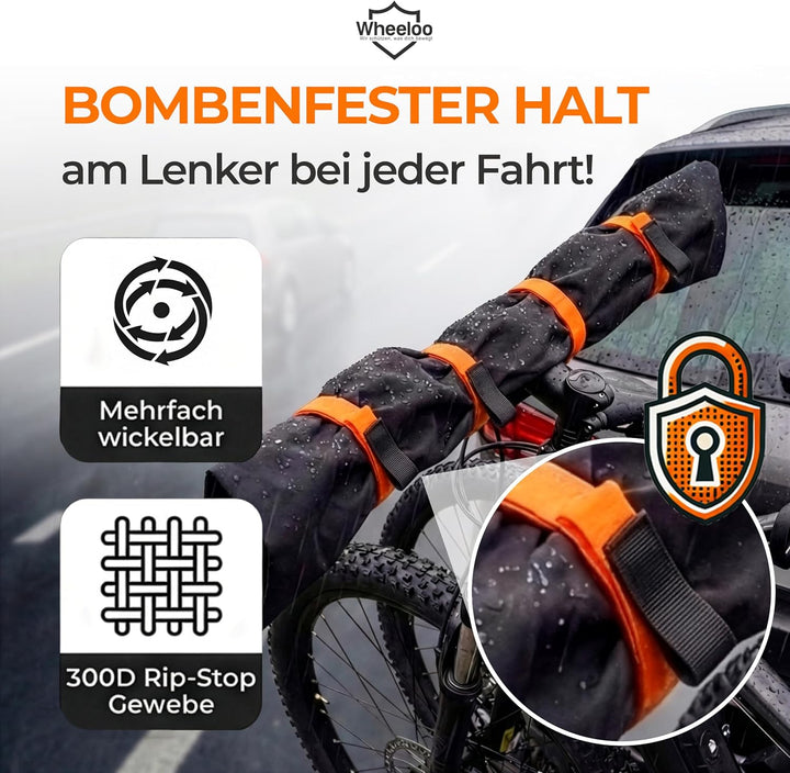 WHEELOO Lenkerschutzhülle Ebike Transportschutz I wasserabweisend & robust I Fahrrad Abdeckung für H