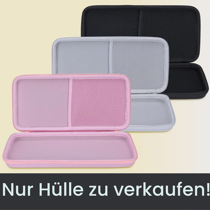Lebakort Hart Schutzhülle Etui für Logitech MX Keys Mini Kompakt Tastatur Rosa MX Keys Mini Tasche,