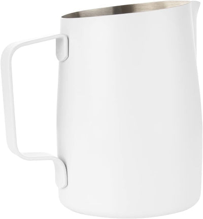 Dianoo Milchaufschäumkrug mit Griff, 600 ml Edelstahl-Dampfkrug, Espresso-Milchaufschäumer, Tasse fü