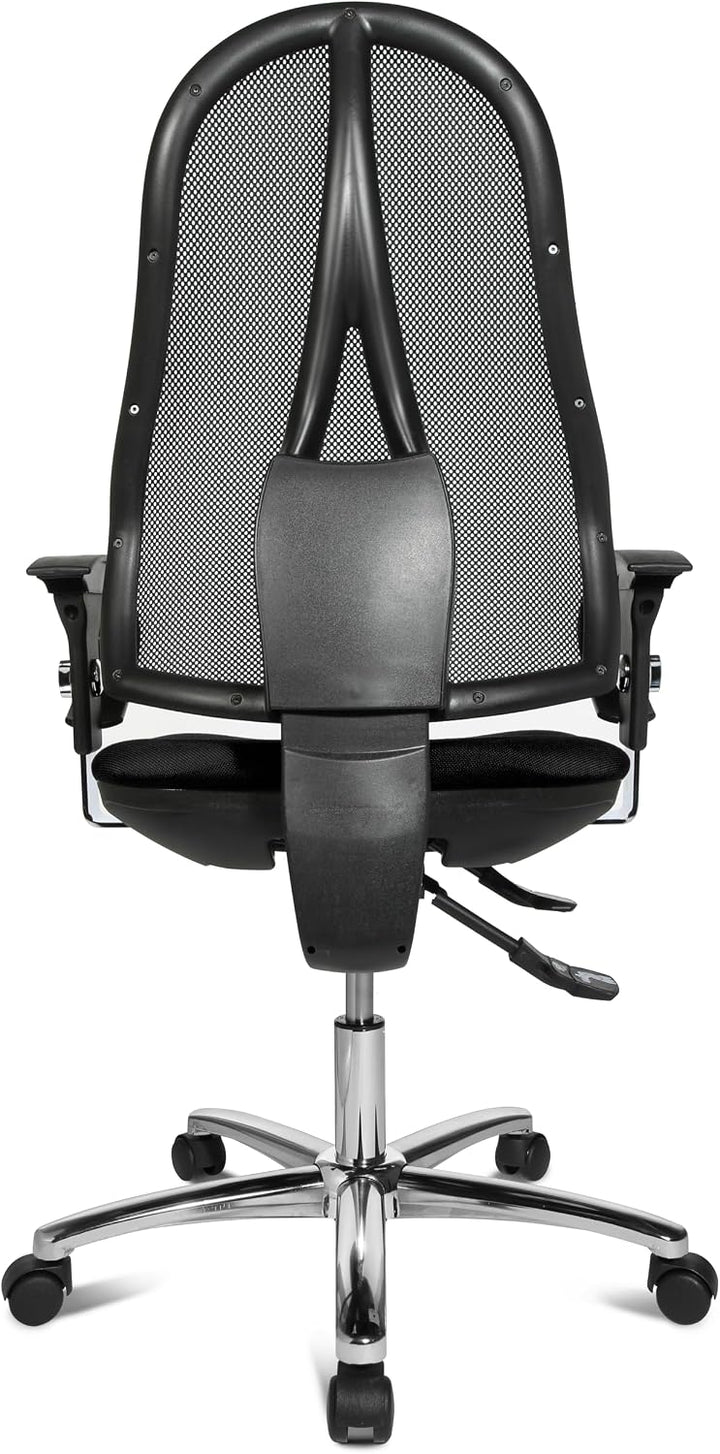 TOPSTAR Open Point SY Deluxe, ergonomischer Syncro-Bandscheiben-Drehstuhl, Bürostuhl, Schreibtischst