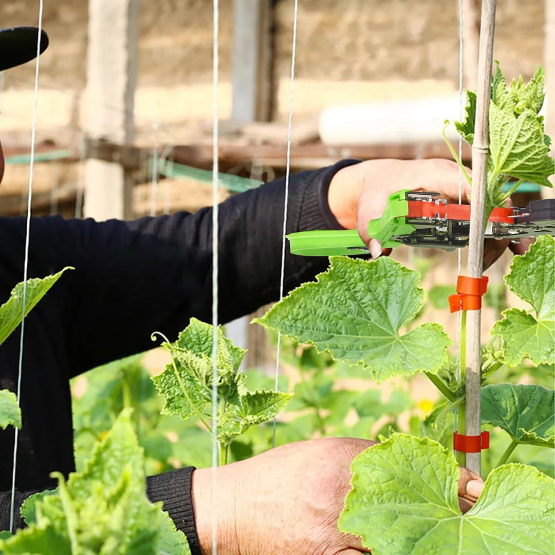 Professionelle Pflanzen Bindezange für Weinberg Tomaten Gurken, Pflanzenbindemaschine ideal für Gärt