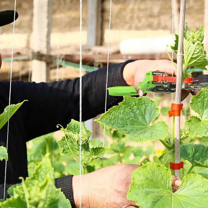 Professionelle Pflanzen Bindezange für Weinberg Tomaten Gurken, Pflanzenbindemaschine ideal für Gärt