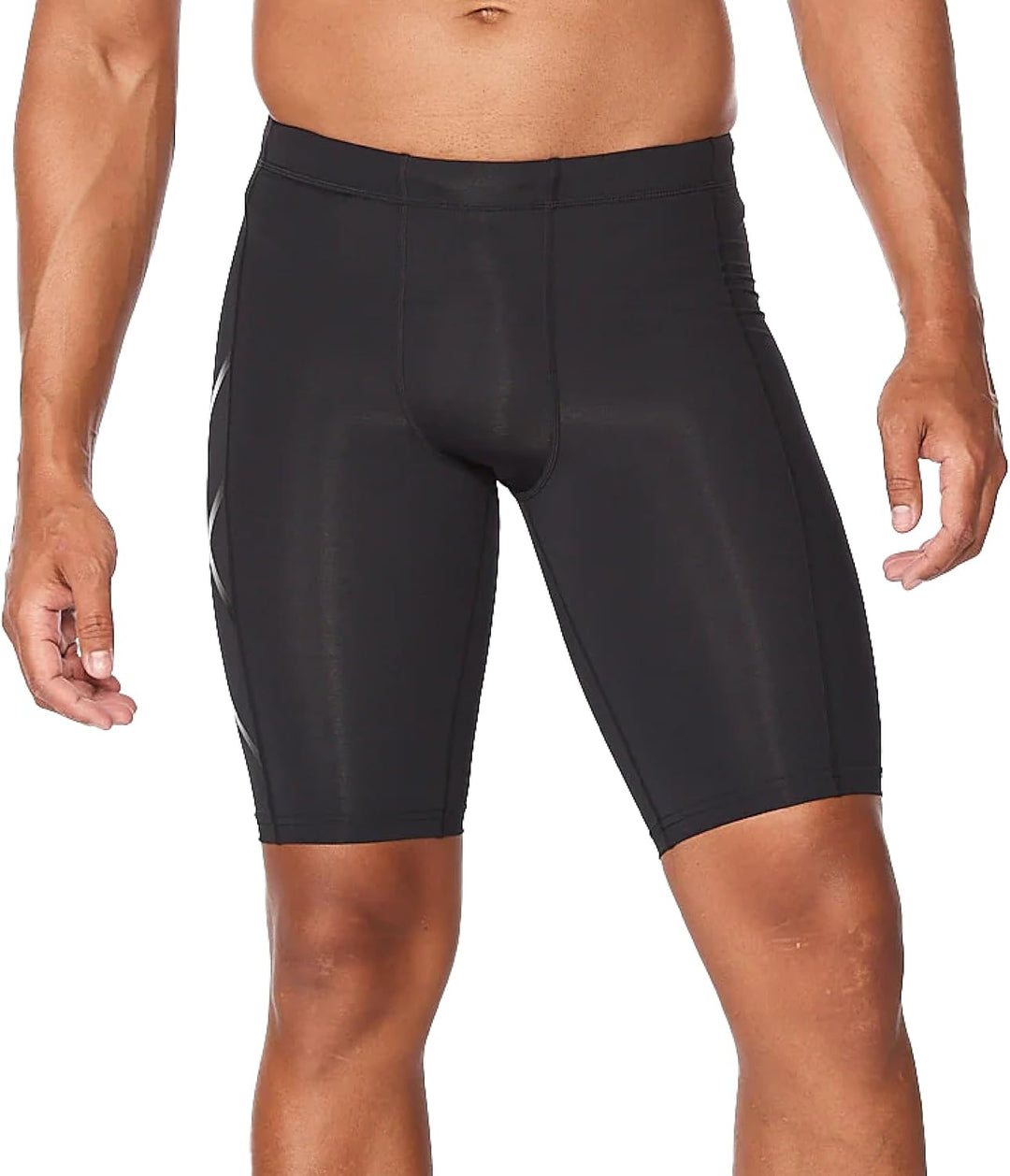 2XU Herren Core Compression Shorts XL Schwarz/Silber, XL Schwarz/Silber